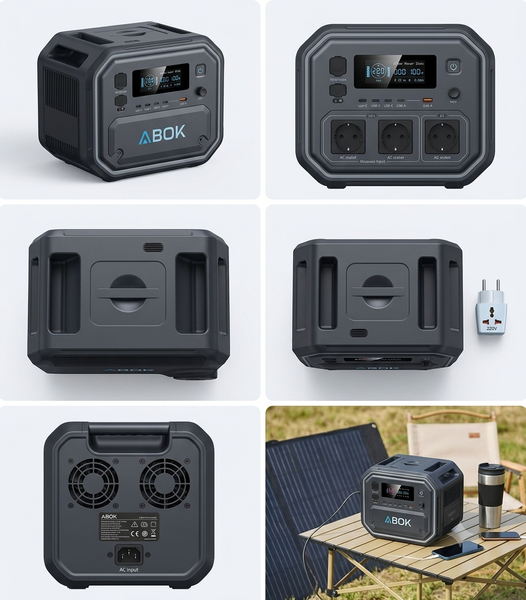 Зарядна станція ABOK Power Station 2500 Вт EU Version