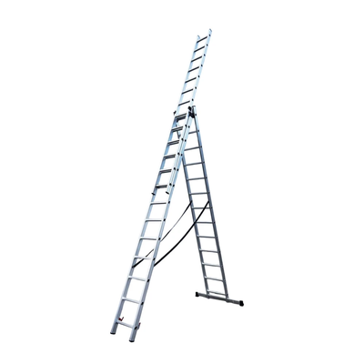 Драбина 3-секц. розкл. 3*13сх. 3,53-8,93м 39950 фото