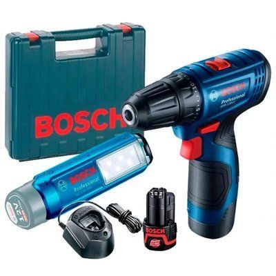 Шуруповерт акумуляторний Bosch GSR 120-LI + GLI 12V-300 06019G8004 фото