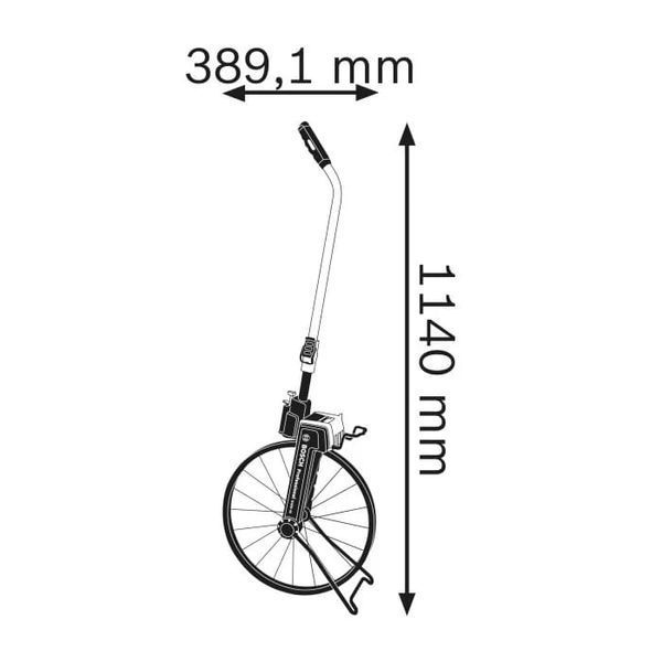 Дорожній курвіметр Bosch GWM 40 0601074100 0601074100 фото