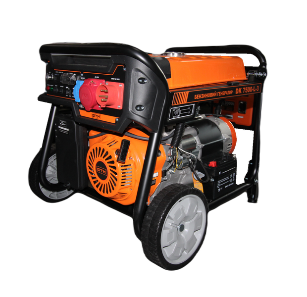 Генераторна установка DK7500-L-3 7,5кВт(макс)/7,0кВт(ном), 380V бенз., АВР вбудовано 34064 фото