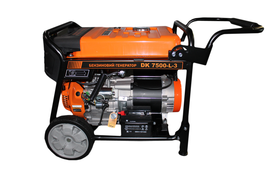 Генераторна установка DK7500-L-3 7,5кВт(макс)/7,0кВт(ном), 380V бенз., АВР вбудовано 34064 фото