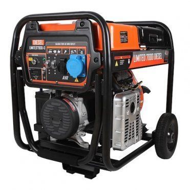 Генератор дизельний GENERGY LIMITED 7000D 6,5 кВт 240632090 240632090 фото
